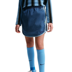 Girls' Grade School - Nike NSW Denim Skirt - Blue/Blue
