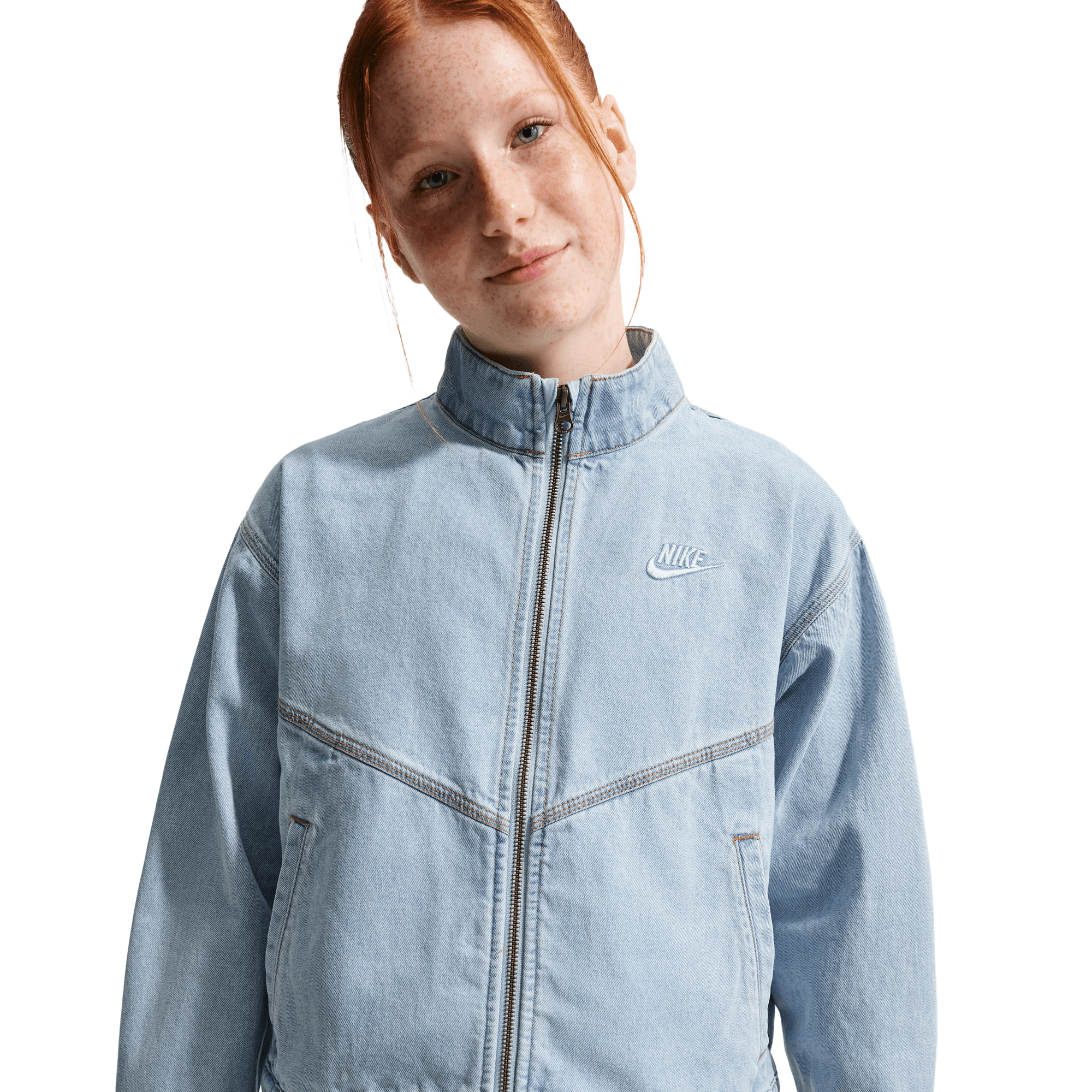 Nike NSW WR Denim Jacket - Girls' Grade School | Kids Foot Locker