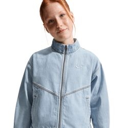 Girls' Grade School - Nike NSW WR Denim Jacket - Blue/Blue