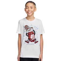 Boys' Grade School - Nike NSW Boxy Dunk T-Shirt - White/Multi