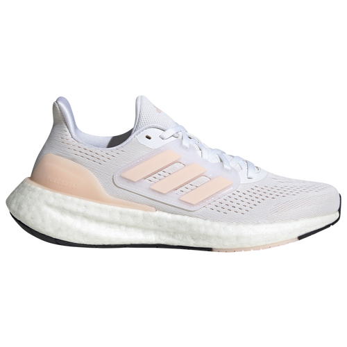 

adidas Womens adidas Pureboost 23 - Womens Running Shoes White/Pink/Black Size 9.0