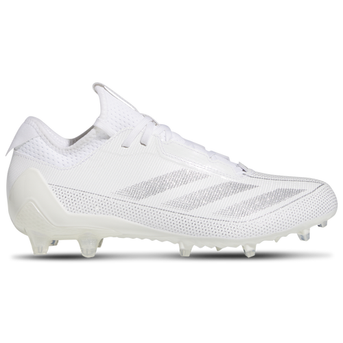 

adidas Mens adidas adiZero Electric.1 - Mens Football Shoes White/Silver Metallic/White Size 11.5