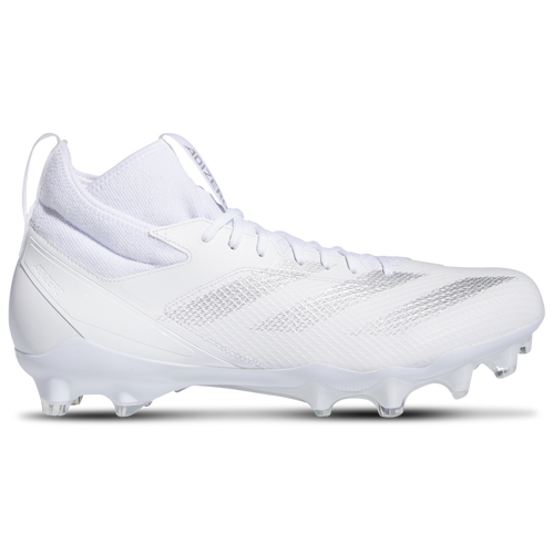 

adidas Mens adidas Adizero Impact - Mens Football Shoes White/Silver Metallic/White Size 09.5