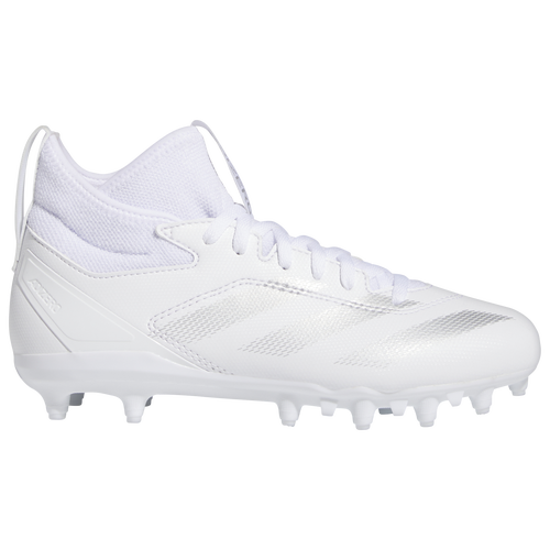 

adidas Boys adidas Adizero Impact .2 Jr - Boys' Grade School Football Shoes Ftwr White/Silver Metallic/Ftwr White Size 05.0