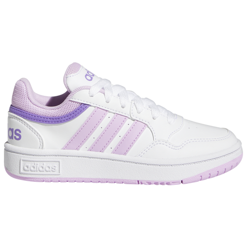 

Girls adidas adidas Hoops 3.0 - Girls' Grade School Basketball Shoe White/Pink Size 05.0