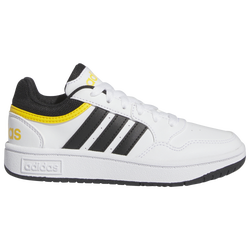 Boys' Grade School - adidas Hoops 3.0 K - Core Black/Bold Gold/White