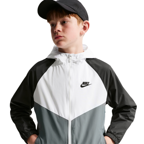 Nike Windrunner Hooded Jacket - Nike White/Gray