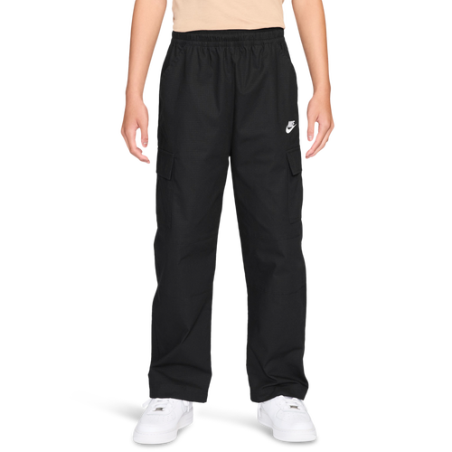  - Nike NSW Club Woven Cargo Pant - Black/White