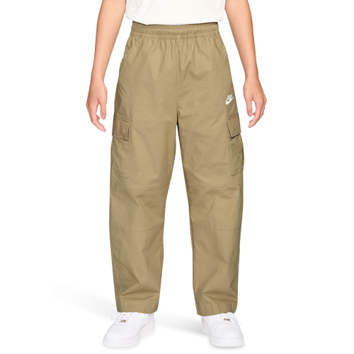  - Nike NSW Club Woven Cargo Pants - Beige/White