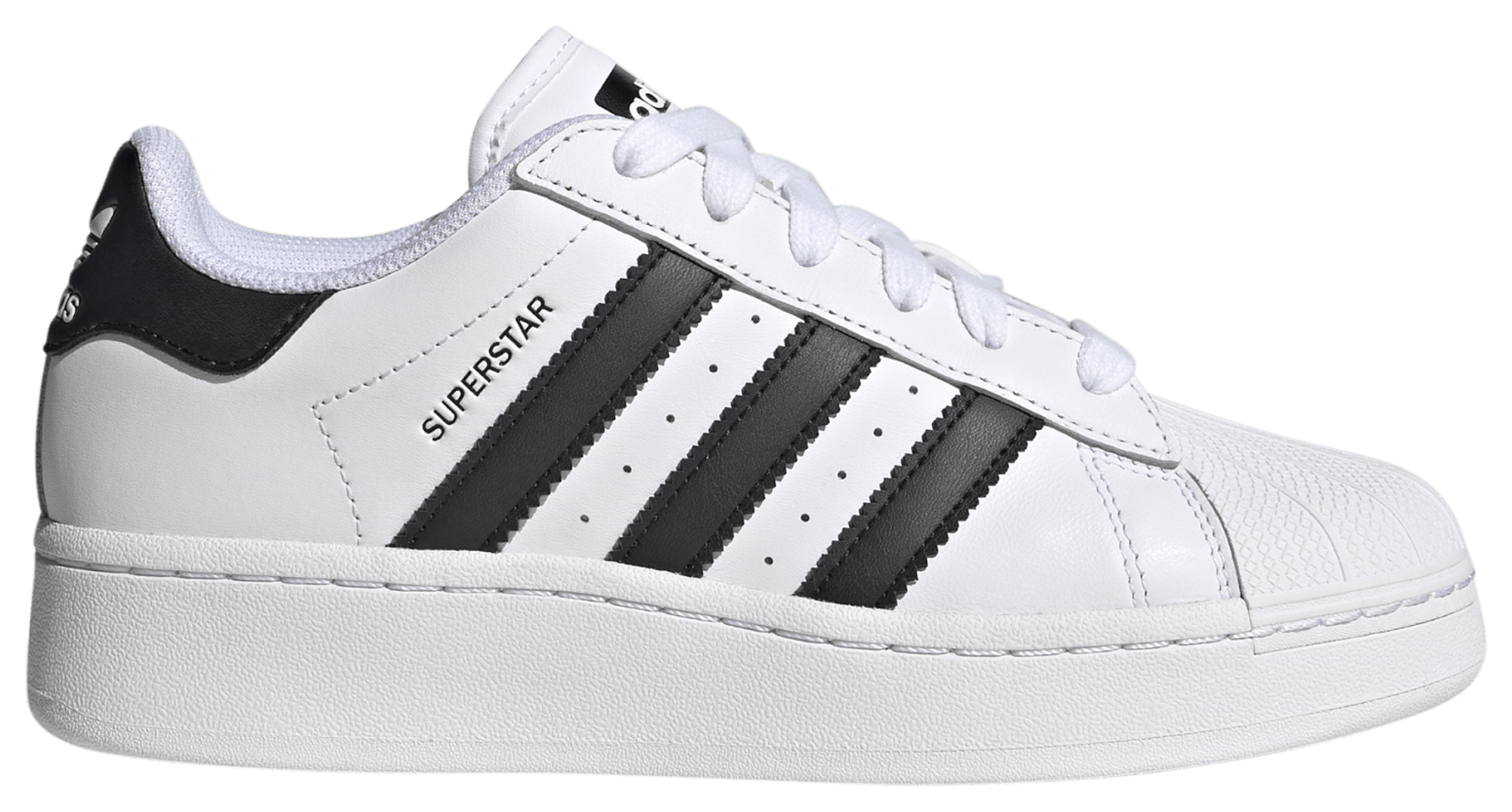 adidas superstar high top black and white