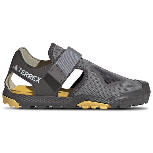 Shop Adidas Originals Boys Adidas Terrex Captain Toey 2.0 Sandals In Solid Grey/charcoal/spark