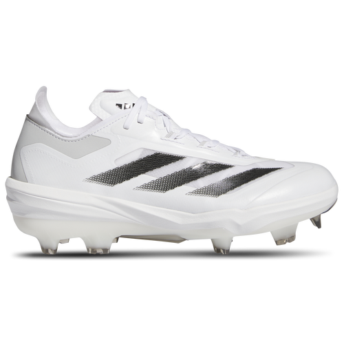 

adidas Mens adidas adiZero Impact TPU Dugout - Mens Baseball Shoes White/Black/Team Light Grey Size 9.5