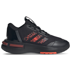 Boys' Grade School - adidas Racer x Spider-Man  - Black/Black/Solar Red