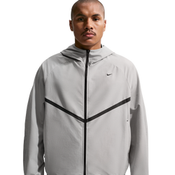 Men's - Nike Tech Shori Knit Full-Zip Jacket - College Grey/Black
