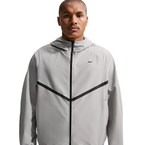 Nike Tech Shori Knit Full-Zip Jacket - Nike College Grey/Black