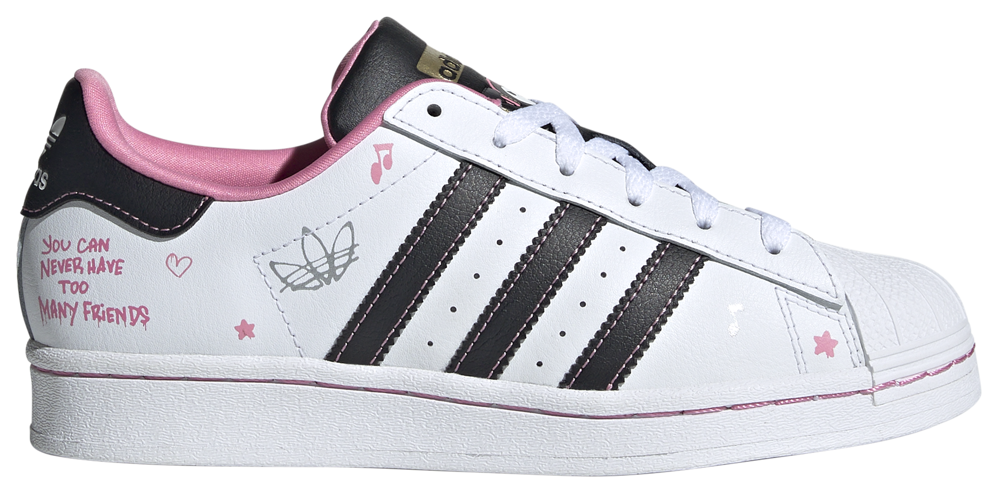 Adidas superstar clearance light pink footlocker