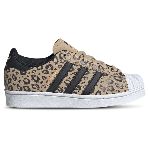 Shop Adidas Originals Boys  Superstar In Core Black/magic Beige/hazy Orange