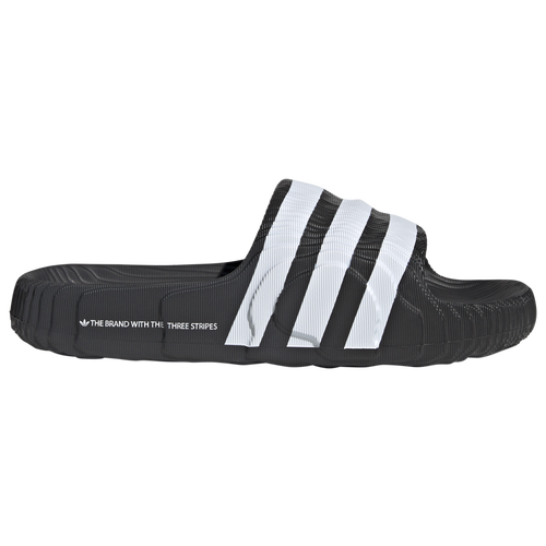 

adidas Originals Boys adidas Originals Adilette 22 Core - Boys' Grade School Shoes Core Black/White Size 5.0