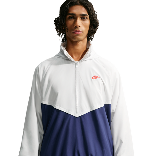 Nike Windrunner Lightweight HZ Jacket - Nike Blue Void/Light Crimson Summit White