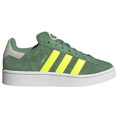 

adidas Originals Boys adidas Originals Campus 00s - Boys' Grade School Basketball Shoes Cloud White/Solar Yellow/Preloved Green Size 5.0