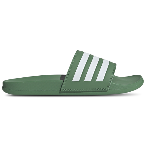 

adidas Mens adidas adilette Comfort Slides - Mens Shoes Preloved Green/Preloved Green/White Size 12.0