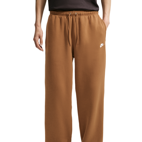 Nike Club Fleece Bungee Pants - Nike Ale Brown/White