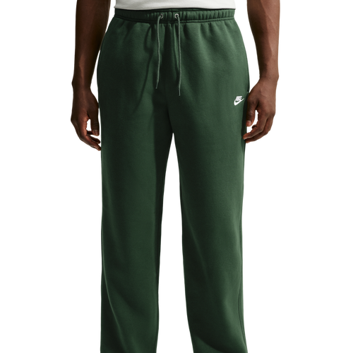 Nike Club Fleece Bungee Pants - Nike Fir/White