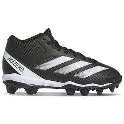 Boys' Grade School - adidas Adizero Impact .2 Mid Jr - Core Black/White/Core Black