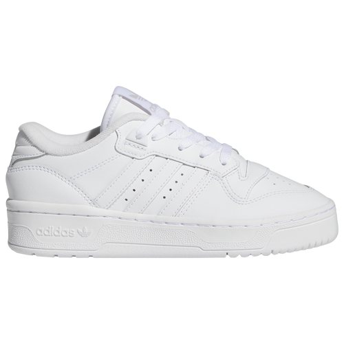 

adidas Originals Boys adidas Originals Rivalry Low - Boys' Grade School Basketball Shoes White/White Size 6.0