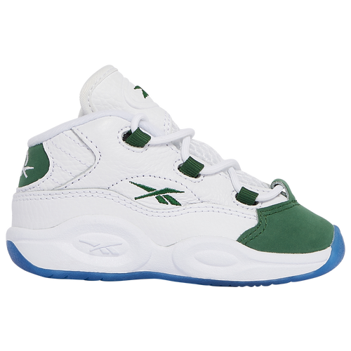 

Reebok Boys Reebok Question Mid MSU - Boys' Toddler Shoes White/Green/Gold Size 09.0