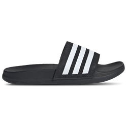 Boys' Preschool - adidas Adilette Comfort Slides - White/Black/Black