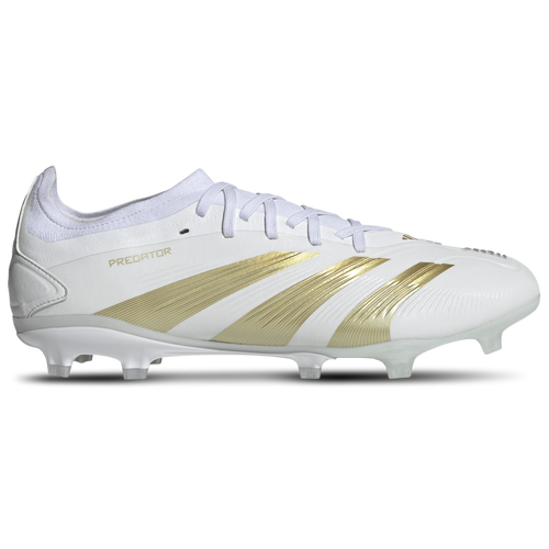 

adidas Mens adidas Predator Pro FG - Mens Soccer Shoes Gold Metallic/Sandy Beige Metallic/White Size 10.0