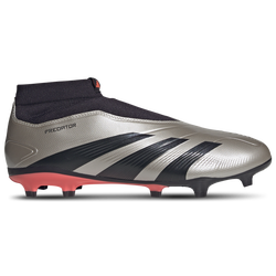 Men's - adidas Predator League Laceless FG - Aurora Black/Turbo/Platin Metallic