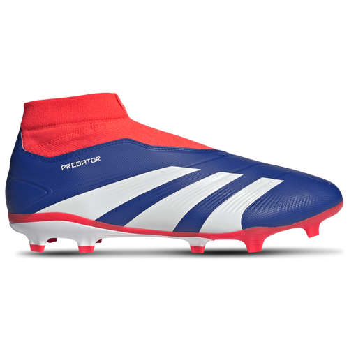 

adidas Mens adidas Predator League Laceless FG - Mens Soccer Shoes Lucid Blue/White/Solar Red Size 10.5