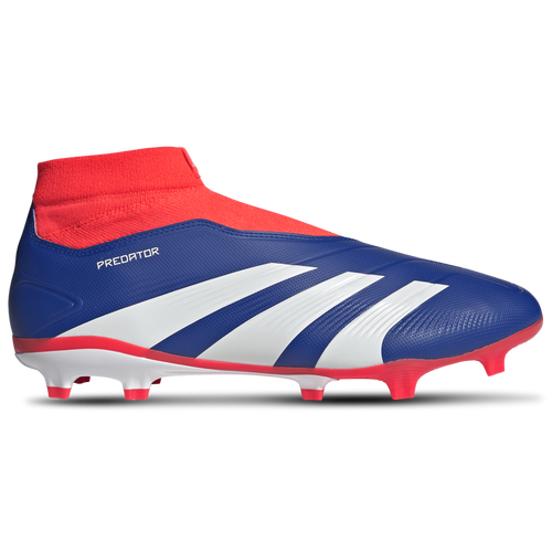 

adidas Mens adidas Predator League Laceless FG - Mens Soccer Shoes Lucid Blue/White/Solar Red Size 7.0