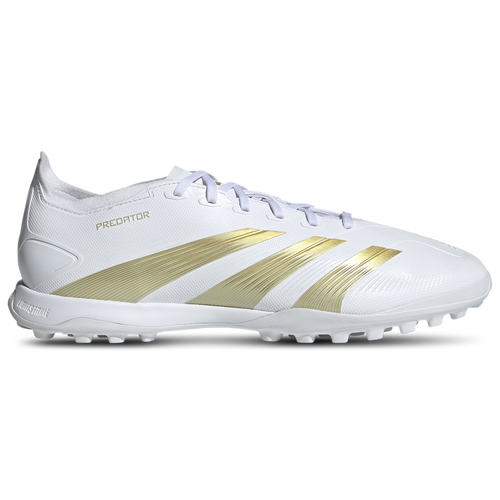 

adidas Mens adidas Predator League Turf - Mens Soccer Shoes White/Gold Metallic/Sandy Beige Metallic Size 12.0