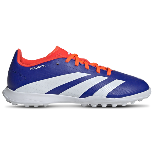 

adidas Boys adidas Predator League Soccer Turf - Boys' Grade School Shoes White/Lucid Blue/Solar Red Size 4.0