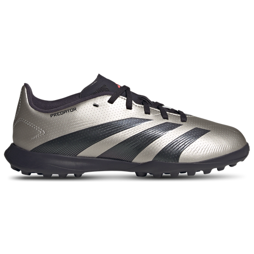 

adidas Boys adidas Predator League Turf - Boys' Grade School Soccer Shoes Platin Metallic/Aurora Black/Turbo Size 5.0