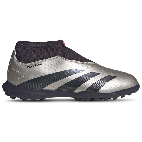 

Boys adidas adidas Predator League Laceless Turf - Boys' Grade School Soccer Shoe Platin Metallic/Aurora Black/Turbo Size 04.0