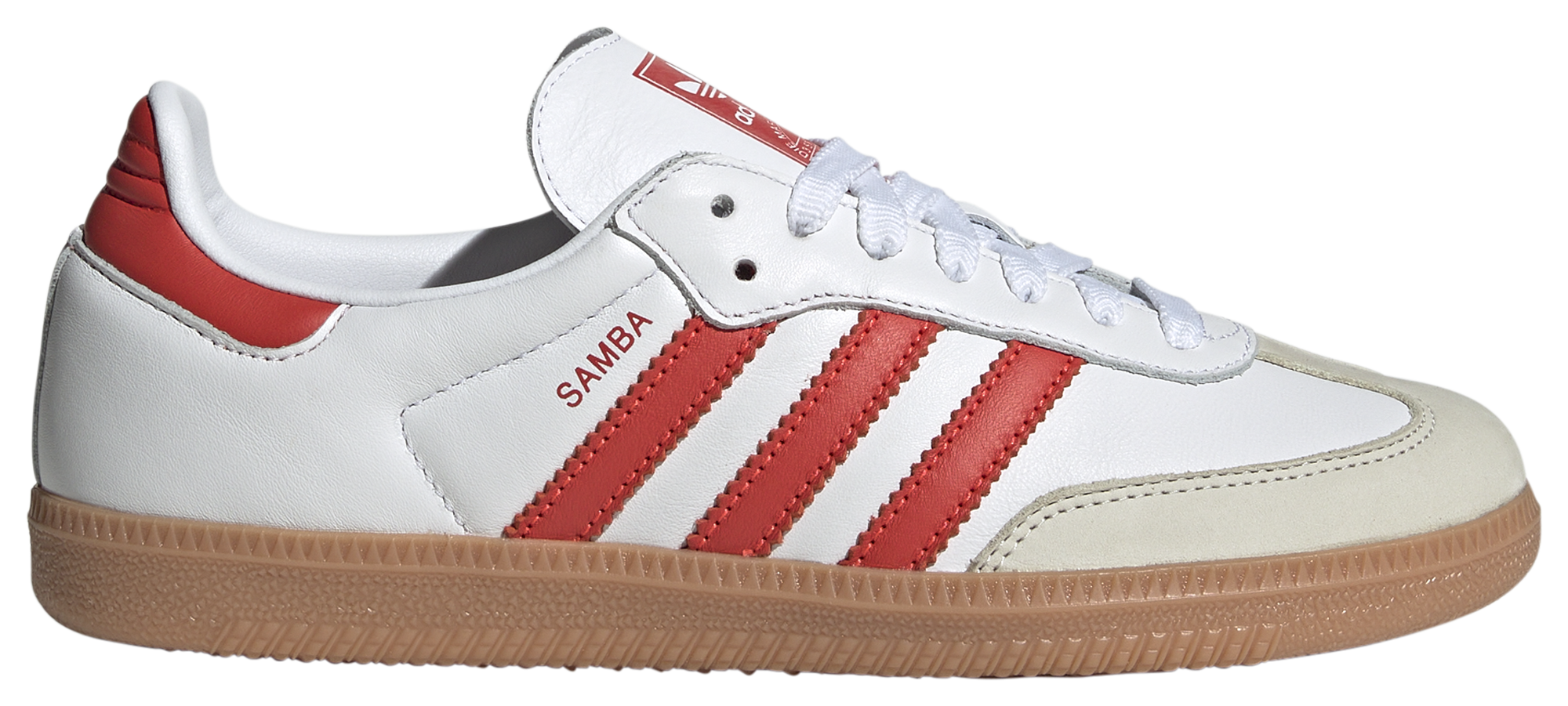 Adidas Originals Womens Samba Og In White/off White/solar Red | ModeSens