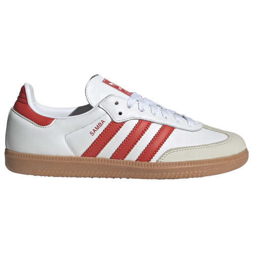 

adidas Originals Womens adidas Originals Samba OG - Womens Running Shoes White/Off White/Solar Red Size 9.5