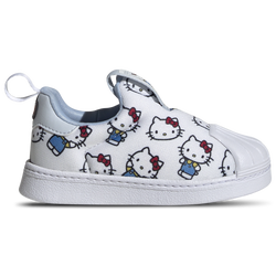 Girls' Toddler - adidas Originals Superstar 360 x Hello Kitty - White/Blue/Halo Blue