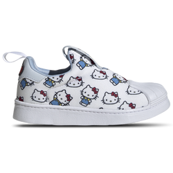 Girls' Preschool - adidas Originals Hello Kitty Superstar 360 - White/Halo Blue/Blue