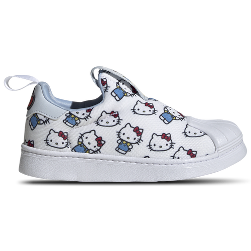 

Girls Preschool adidas Originals adidas Originals Hello Kitty Superstar 360 - Girls' Preschool Running Shoe White/Halo Blue/Blue Size 11.5