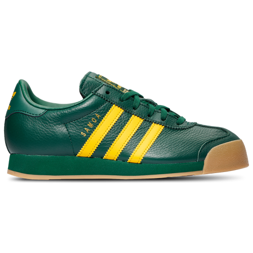 Adidas Originals Boys Samoa Shoes Collegiate Green Bold Gold Gum Size 07.0