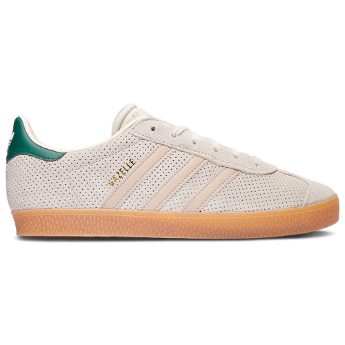 Shop Adidas Originals Boys  Gazelle In Wonder Beige/alumina/collegiate Green