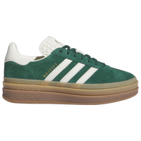 Women's - adidas Originals Gazelle Bold - White/Gum/Green