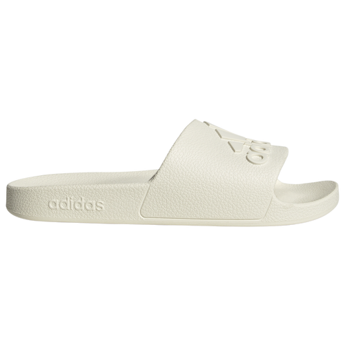 

adidas Mens adidas Adilette Aqua Slides - Mens Shoes Off White/Off White/Off White Size 8.0