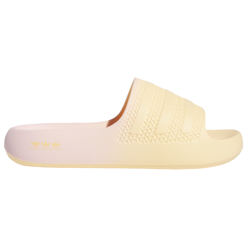 Adidas Originals Adidas Women's Originals Adilette Ayoon Slide Sandals From Finish Line In Acid Orange/acid Orange/clear Pink