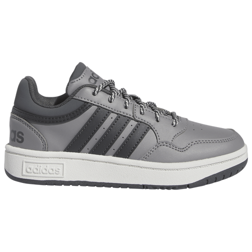 Shop Adidas Originals Boys Adidas Hoops 3.0 K In Grey Three/carbon/grey Six